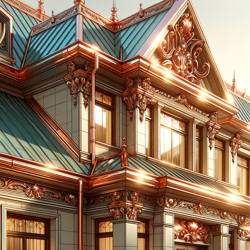 Copper Roofing Accents: Enhancing Architectural Detail and Durability